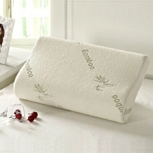 Support NeckRelief Bamboo Fiber Pillow Health Care Orthopedic Pillows Home - Picture 1 of 6