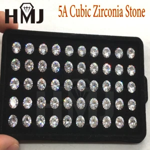 10-100pcs AAAAA Round Shape White D CZ Loose Cubic Zirconia Stone For Jewellery - Picture 1 of 15