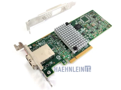 Broadcom LSI SAS 9300-8e SATA / SAS HBA 8port Controller SFF-8644 12Gbps PCIe x8 - Image 1 of 4