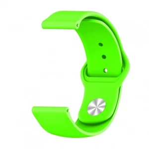 Bracelet Montre Compatible Avec Samsung Xiaomi Garmin Huawei 22MM Bouton Vert - Photo 1 sur 1