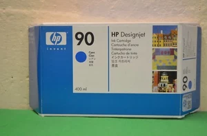 GENUINE HP 90 DESIGNJET Cyan Ink 400ml C5061a Date Dec 2010 - Box not A1 - Picture 1 of 1