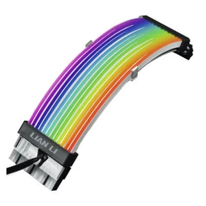 Lian Li Addressable RGB Strimer Plus 24-Pin Motherboard Extension 200mm Cable - Picture 1 of 5