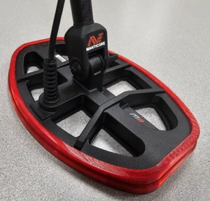 Minelab Manticore M8"  Coil Bumper - Completely Contoured Rubber Guard. ~T-Red~ - Picture 1 of 3