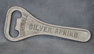 Vintage 50er Jahre Silber Frühling Softdrinks Folkestone großer übergroßer Flaschenöffner - Bild 1 von 5