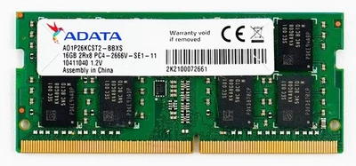 ADATA 16GB DDR4 Laptop RAM 2666MHz PC4-21300 260pin SoDimm AO1P26KCST2-BBXS - Image 1 of 2