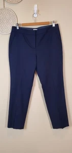 J. Crew Neu mit Etikett Größe 8 Baumwolle gerades Bein Arbeitshose marineblau $ 89,50 - Bild 1 von 20