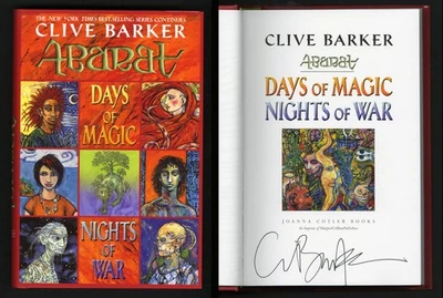 Clive Barker SIGNED AUTOGRAPHED Abarat Days of Magic Nights of War HC 1st Ed Pr - Image 1 of 4