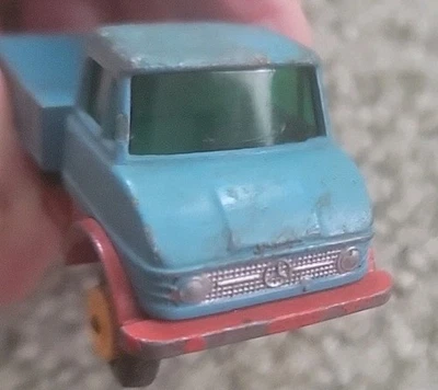 Matchbox Lesney No. 11 Mercedes-Benz Scaffolding Truck Silver Builders Supply  - Image 1 of 4