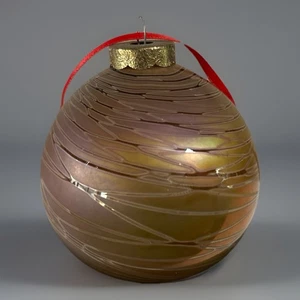 SELTEN Craig Zweifel Kunst Glas Ornament irisierende künstlerische Linien keine Signatur EUC - Bild 1 von 7