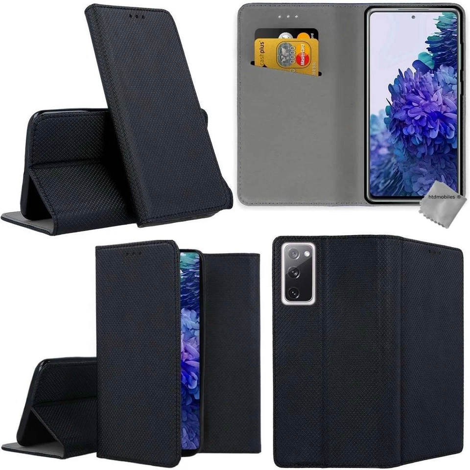 HTDMOBILES Housse etui coque pochette portefeuille Samsung Galaxy S20 FE 5G + verre trempe