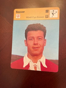 1977 Sportscaster Card #05-15 B World Cup Scorers - Just Fontaine France Soccer - Picture 1 of 2