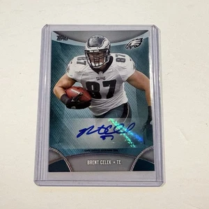 2013 Topps Brent Celek Philadelphia Eagles Auto Insert - Picture 1 of 2