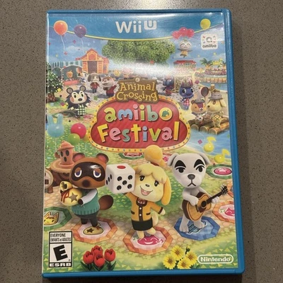 Animal Crossing Amiibo Festival Wii U Video Game Complete Nintendo Tested Japan - Image 1 of 3