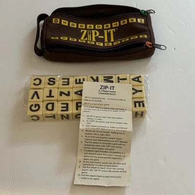 Zip-It Bananagrams Small Space Word Race Letter Cube Game Pre-owned - Image 1 of 4