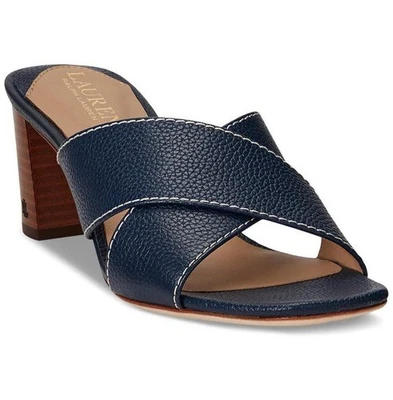 Sandalias de vestir medio entrecruzadas sin cordones Freddi de Lauren Ralph Lauren para mujer talla 10B Foto 1 de 4