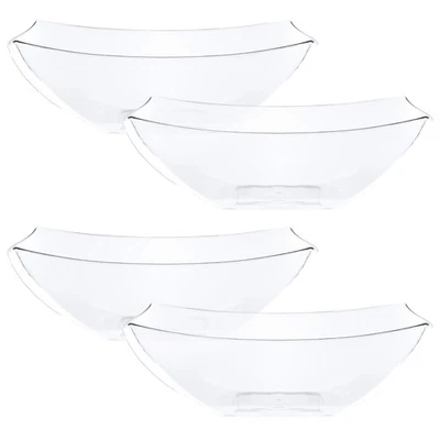 Disposable 64 ounce Square Serving Bowls, Party Snack or Salad Bowl, Large Pl... - Image 1 of 4