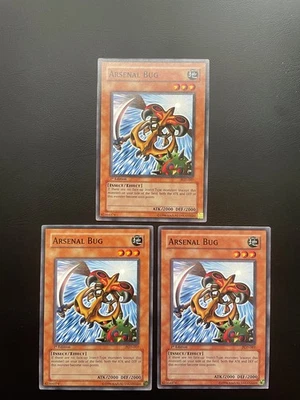 Yugioh Arsenal Bug PGD-007 Common 1st Edition LP/MP X3 - Image 1 of 2