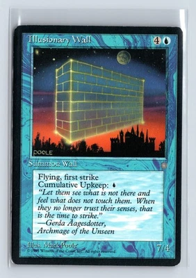(2x) ILLUSIONARY WALL – MTG Magic the Gathering Card – Ice Age – Common - Image 1 of 4