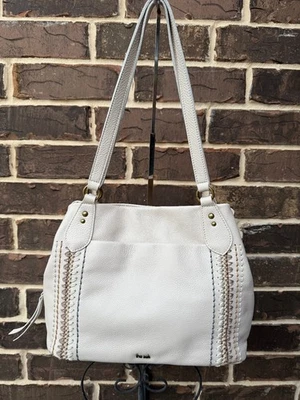 NUEVO CON ETIQUETAS $169 Bolso de Hombro The Sak Melrose Cuero Piedra Neutro Seminyak Foto 1 de 4