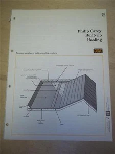 Philip Carey Corp Catalog~Asbestos~Built-Up Roofing/Flashing~1969 - Picture 1 of 1