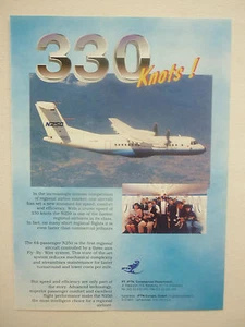 12/1996 PUB IPTN N250 INDONESIEN REGIONAL AIRLINER AIRLINE ORIGINAL LUFTFAHRT ANZEIGE - Bild 1 von 1