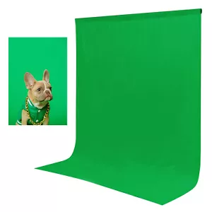 Photography Photo Video Polyester Green Screen Background 6 ft x 9 ft Non Glossy - Picture 1 of 5