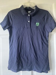 Lands End School Uniform NAVY SZ adult W XS Short Sleeve Polo Shirt Logo FHCDS - Picture 1 of 6