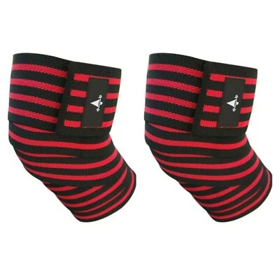 LTrevFit Gym Weight Lifting Knee Wraps Bandage Straps Guards Power Workout Squat - Image 1 of 4