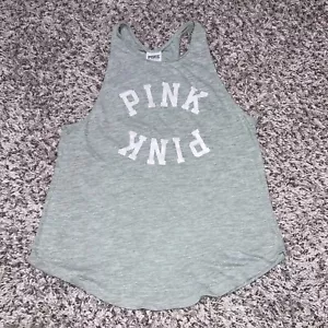 PINK- Victoria’s Secret Tank Top- Green Size XS - Picture 1 of 3