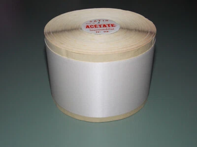 25 MÈTRES DE RUBAN ANCIEN EN SATIN EN ROULEAU-ANCIENT RIBBON-60 MM DE LARGE-N°8 - Photo 1/4