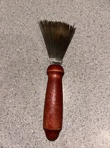 Antique wire brush cleaner rake wood handle small patent number 2251626 - Picture 1 of 3