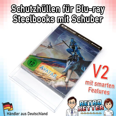 Schutzhüllen Blu-Ray Steelbook mit Schuber Karton V2 0,35 mm Protectors - Bild 1 von 4