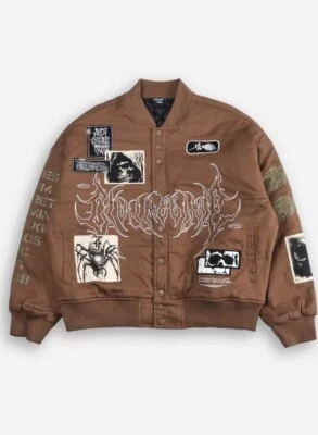 РЕДКАЯ ГРАЖДАНСКИЙ РЕЖИМ ГОНОЧНАЯ КУРТКА 2XL ЖНЕЦ КОРИЧНЕВЫЙ НОВЫЙ РАСПРОДАНО ЕГО НАШЕ ВРЕМЯ - Изображение 1 из 4