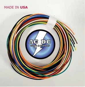 20 AWG TXL HIGHTEMP AUTOMOTIVE POWER WIRE 8 SOLID COLORS 25 FTEA 200' bwrgybbo   - Picture 1 of 1