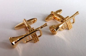 TRUMPET CUFFLINKS (BRAND NEW) - Picture 1 of 1