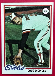 Topps Doug DeCinces #9 Baltimore Orioles 1978 excelente estado - Imagen 1 de 2
