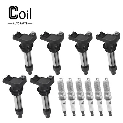 6pcs Ignition Kit For 2010-2014 Cadillac SRX XTS STS CTS ATS 3.6L UF569 - Image 1 of 4