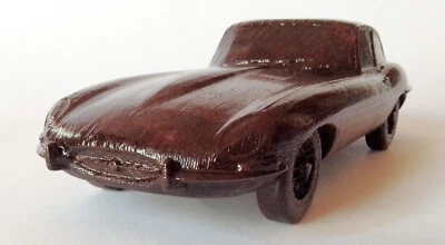 1:15 E-Type XKE Coupé Modello in Scala Auto Sportiva in Legno Replica Collezione - Immagine 1 di 4