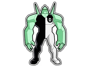#1027 Diamondhead Ben 10 #1 Impermeable Vinilo Adhesivo Calcomanía Troquelada - Imagen 1 de 1