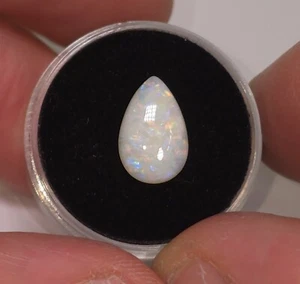 Australian opal, Coober Pedy solid opal, 2.00ct, 13x 8.5mm Natural opal - Picture 1 of 7