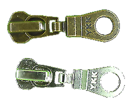 YKK Maniglia A Pendolo Cursore Cerniere Argento, Brunito 5 Mm Catene Metalliche - Immagine 1 di 1