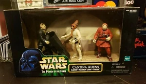 NUOVE action figure vintage Star Wars CANTINA ALIENS POTF Hasbro 1998 SPEDIZIONE GRATUITA - Foto 1 di 3