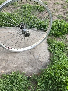 Retro Early 2000s 20in bmx rim straight lanced 3/8 Axel Front Acceptable  - Picture 1 of 13