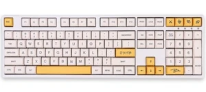 137 Key PBT Cute Keycap DYE-SUB XDA White Honey Milk English - Picture 1 of 1