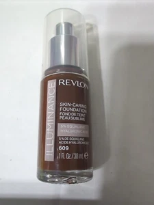 Revlon Illuminance Skin-Caring Liquid Foundation Medium Coverage, 609 Sienna - Picture 1 of 3