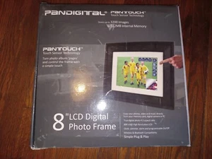 PANDIGITAL 8" LCD Digital Photo Frame , Remote & Bonus 2nd Frame 🖼 NEW IN BOX - Picture 1 of 10