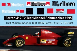 1/24 Decals per Ferrari 412 T2 Test Schumacher  1995 TBD921 - Picture 1 of 1