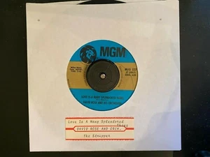 BUY 1 GET 1 FREE - David Rose & Orch LOVE MANY SPLENDOR/STRIPPER MGM 45 VG+/VG+ - Picture 1 of 7