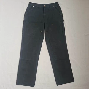 Pantalones Carpintero Carhartt Vintage Talla W32 L32 Sueltos Ajuste Original Doble Rodilla EE. UU. - Imagen 1 de 24