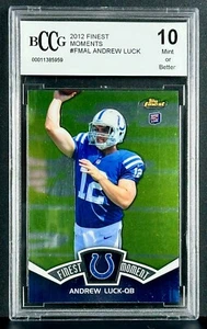 Andrew Luck 2012 Topps Finest Moments #FM-AL BCCG 10 Mint Rookie RC Colts - Picture 1 of 2
